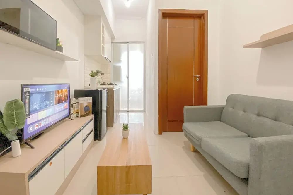 Simple Grey 1Br At Vittoria Residence Apartment - photo 6