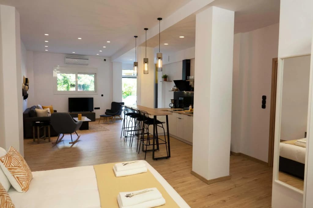 Modern 2bed 2bath Loft in Acropolis area - main photo
