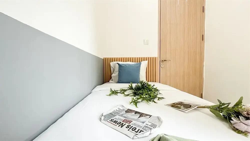 Minimalistic 2Br Near Tokyo Hub Apartment At Tokyo Riverside Pik 2 - photo 1