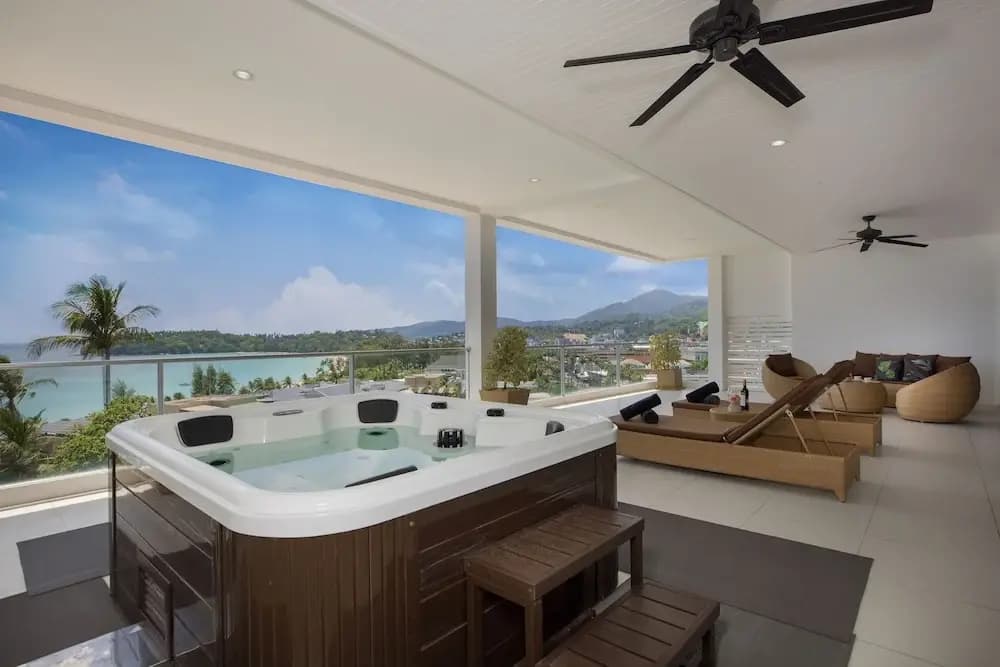 Ocean View Jacuzzi 3BR Kata Penthouse - photo 26