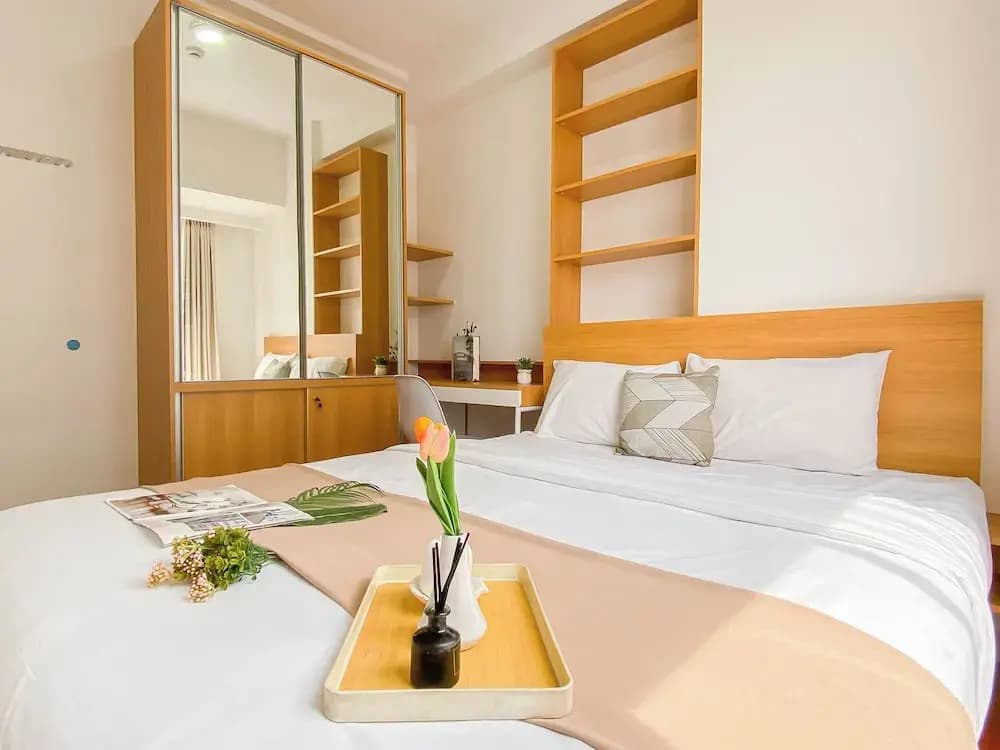 White Style 2Br At Tokyo Riverside Pik 2 Apartment Near Tokyo Hub - photo 1