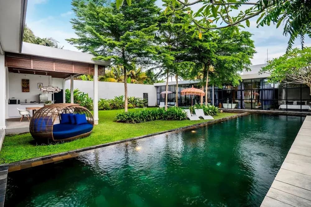 Loft Volcano by Alfred in Bali - Stylish 2 BR Loft w Pool Garden Ricefields View - photo 13