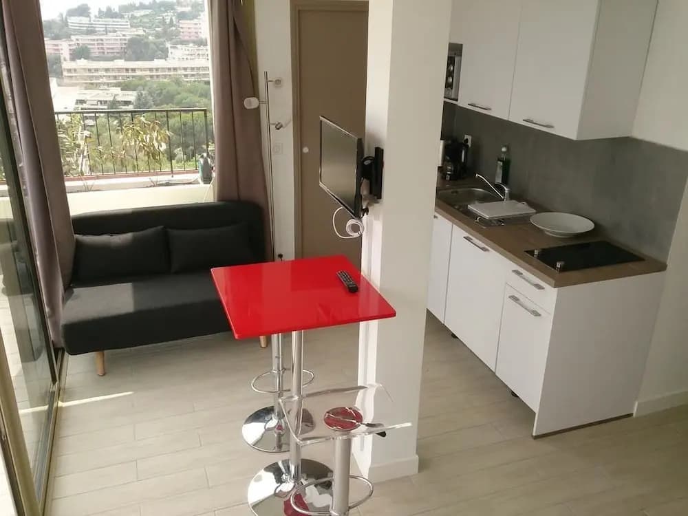 Amazing studio with big terrace, Jacuzzi and Sea View in Fabron in Nice - photo 14