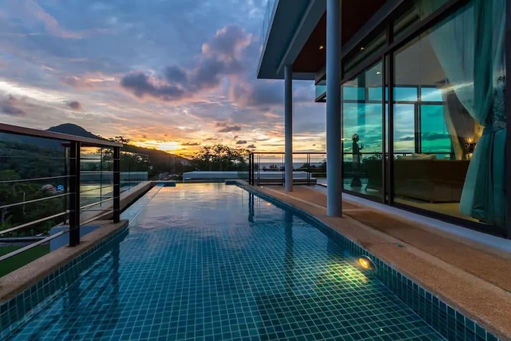 Kamala Seaview villa pool & rooftop jacuzzi - photo 3