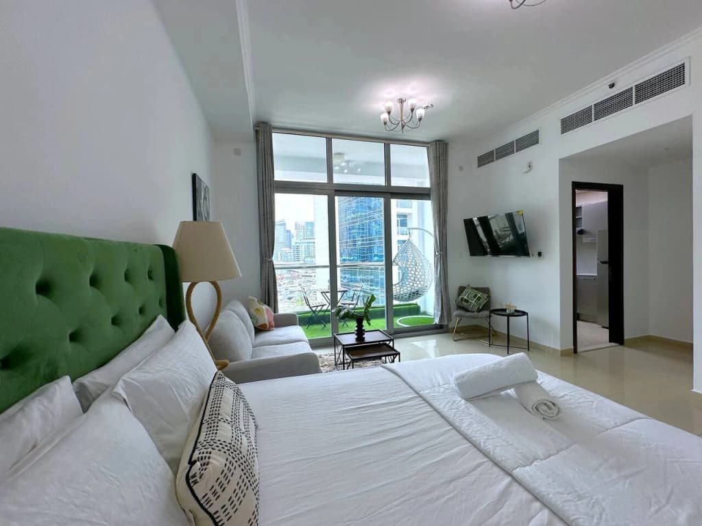 Marina View Studio | New | Balcony | Near Beach Flat - photo 10