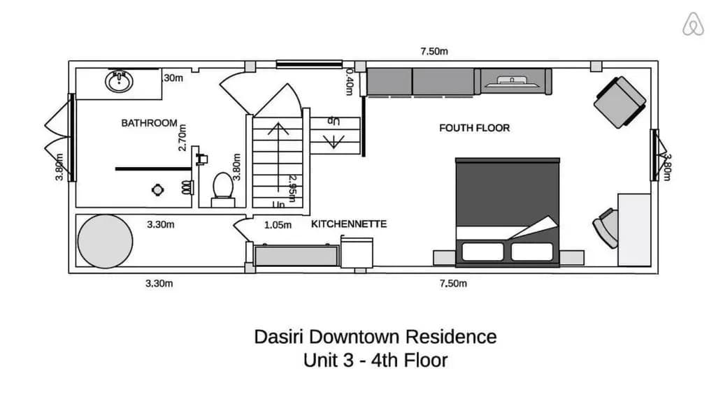 Fabulous Third Floor Apartment Dasiri Downtown Residence - main photo
