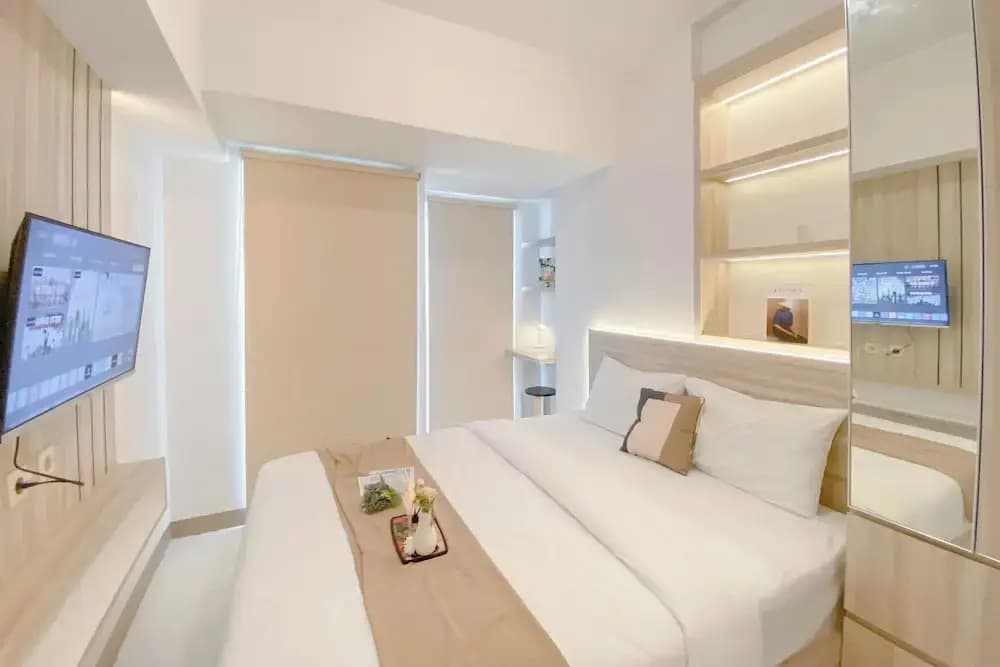 Good And Homey Apartment Studio At Tokyo Riverside Pik 2 - photo 1