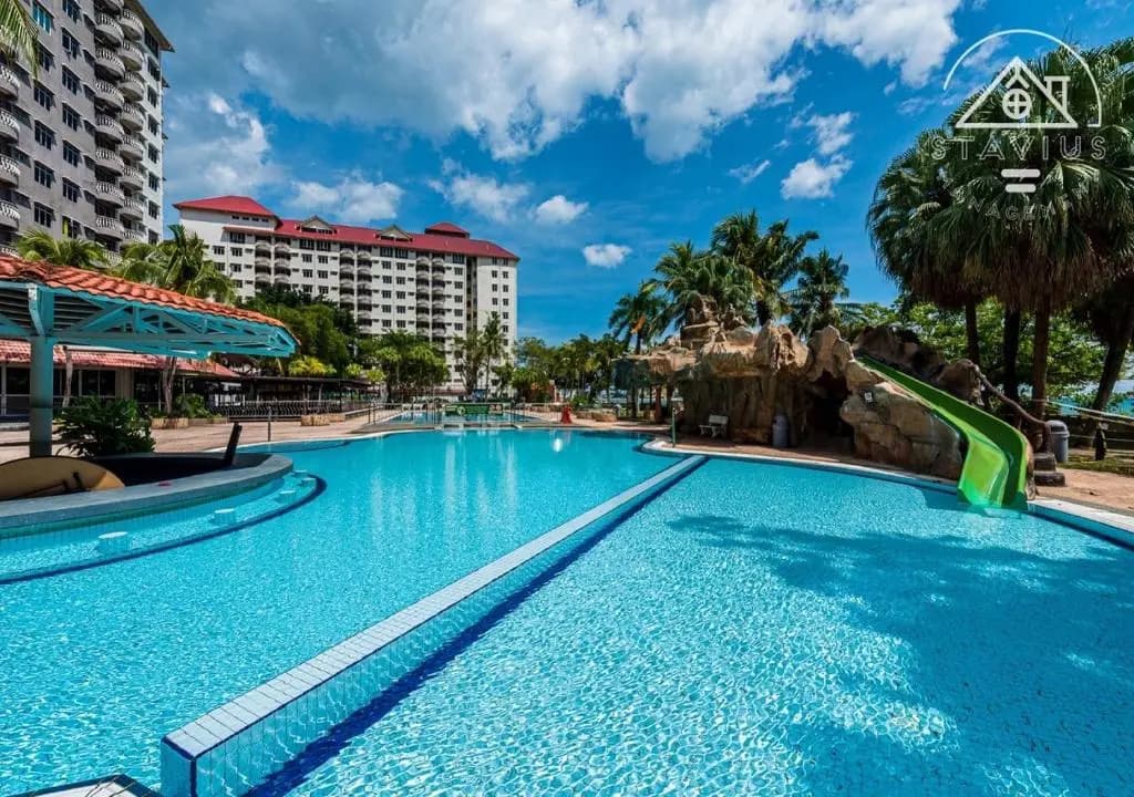 Port Dickson 6pax 2BR Glory Beach Resort Seaview - photo 9