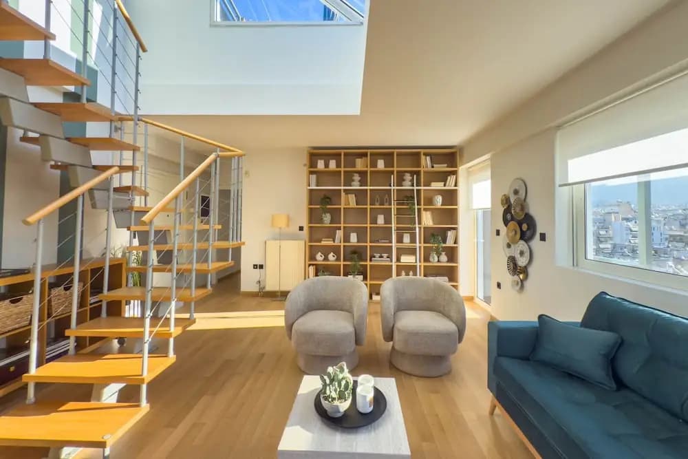 Acropolis Sky Retreat Jacuzzi 3BR Maisonette - photo 13