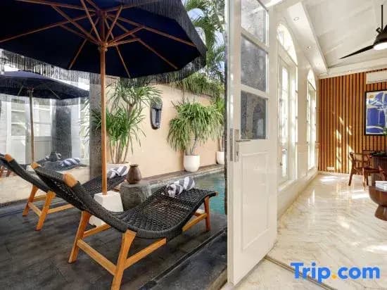 Private 1BR Designer Villa Central Canggu extra Office Room - photo 2