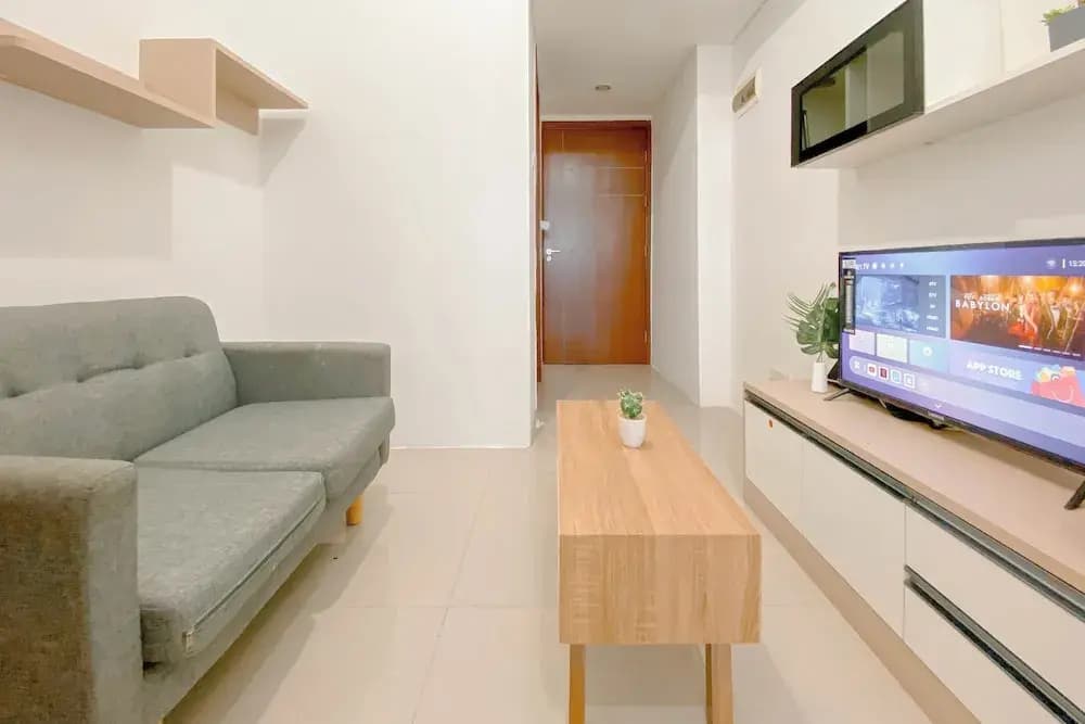 Simple Grey 1Br At Vittoria Residence Apartment - photo 17