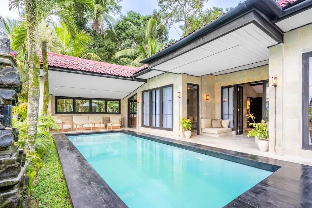Rumah Villa by EVDEkimi - Quiet Ubud escape with Pool and Outdoor lounge - photo 11