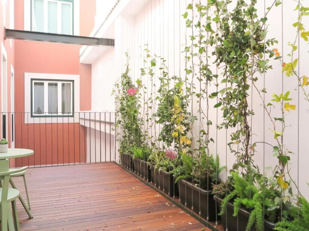 Chiado modern apt with ac elevator green terrace - photo 12