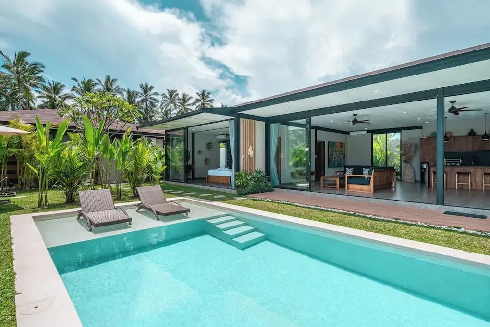 Xanadu - 5BR Ubud Designer Villa, Pool with Rice Fields Views - photo 47