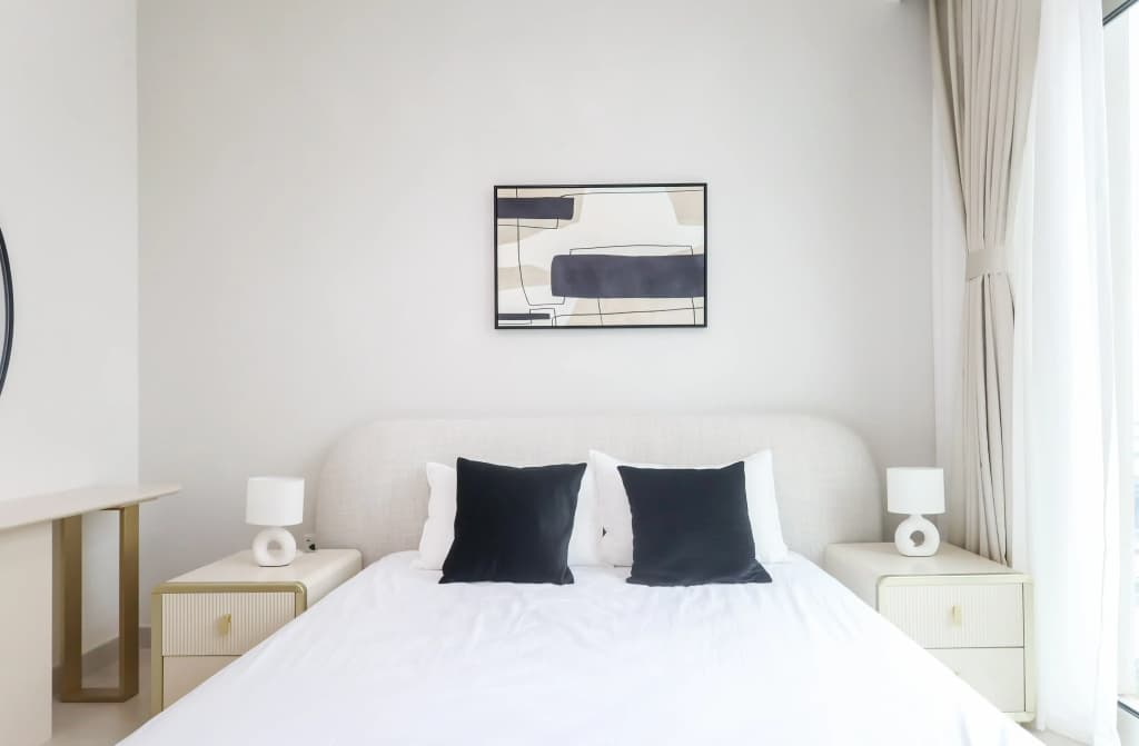 Elite LUX Holiday Homes - Dubai Creek Oasis: 2BR Luxe w/ Burj View Apartments - photo 19