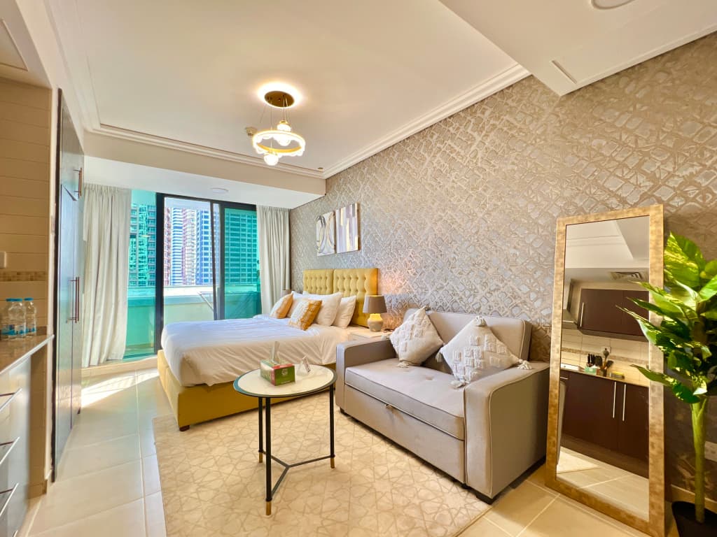 Cosmos Living Cozy Studio With Balcony Apartments - photo 20
