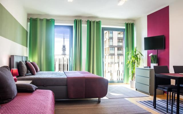 Prague apartment in residential tower · parking - photo 4