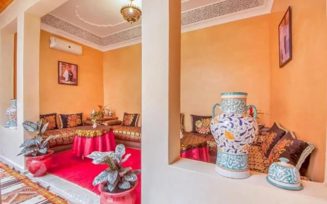 "room in Guest Room - Riad Lakouas Triple Room With Pool View" - photo 5
