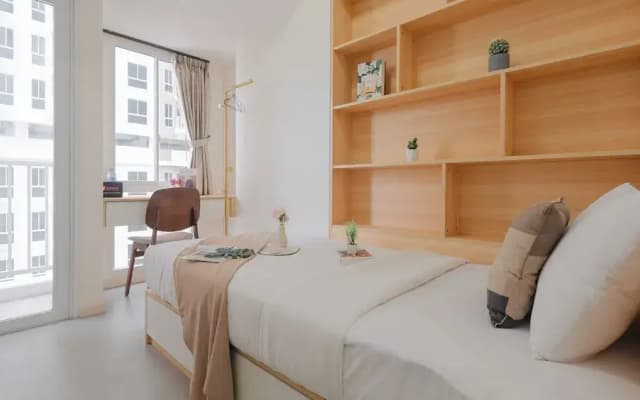 Restful And Minimalist Studio Room Tokyo Riverside Pik 2 Apartment - photo 4