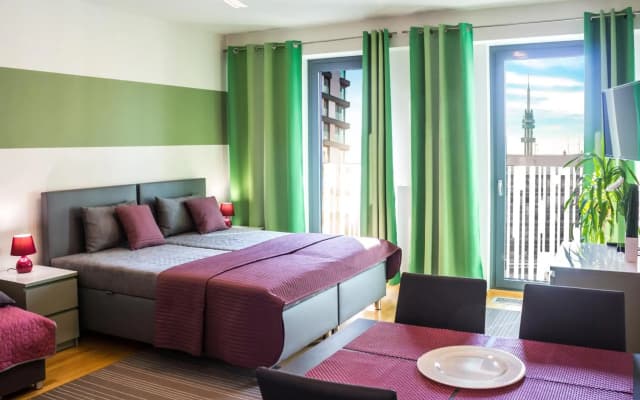 Prague apartment in residential tower · parking - photo 2