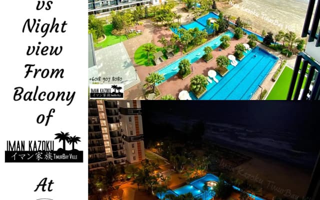 Sea + pool view + WiFi@ Iman Kazoku TimurBay Ville - photo 2
