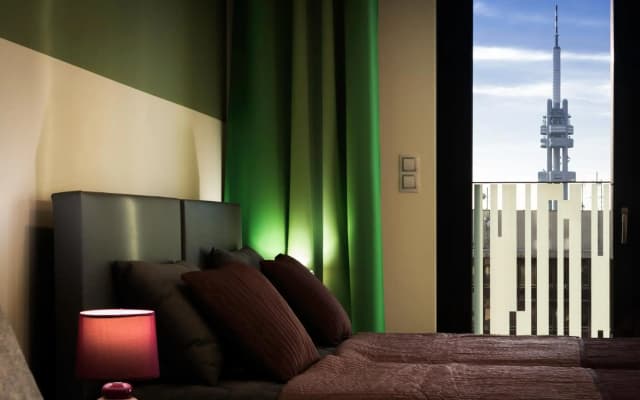 Prague apartment in residential tower · parking - photo 3