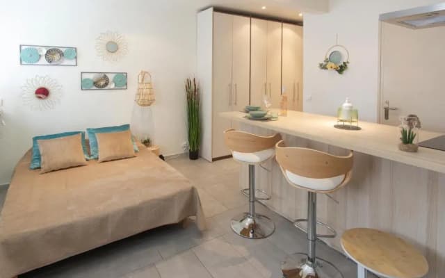 Studio climatisé à 50m des plages - photo 4
