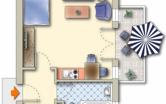 Ruhiges Apartment mit Balkon #r26 - photo 3
