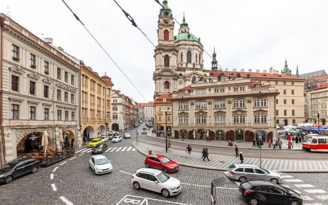 Royal Apartment by Charles Bridge view of Saint Nicholas Church - photo 4