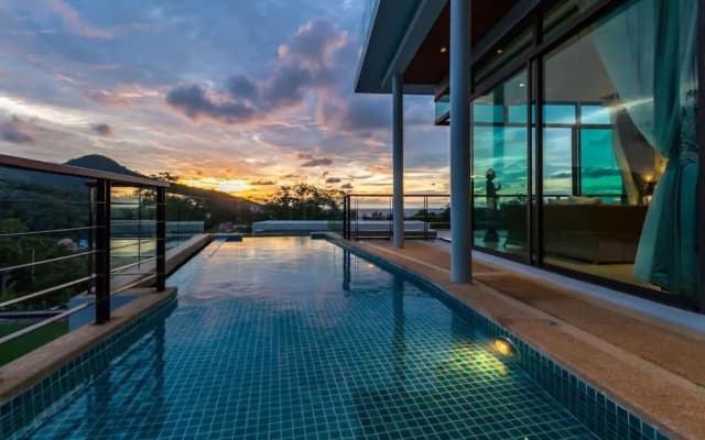 Kamala Seaview villa pool & rooftop jacuzzi - photo 3