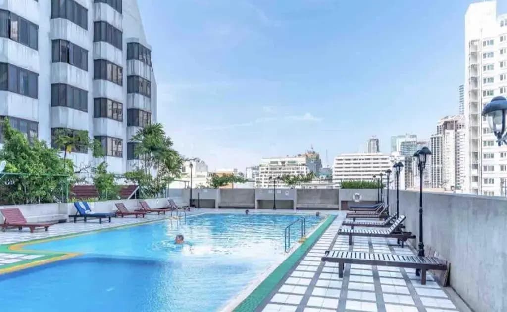 cozy apartment central bangkok 25th floor beautifull balcony - photo 14